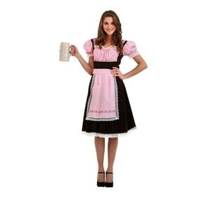 NEW Hauntlook Bavarian Beer Maid Size L Halloween Costume Dress Apron Cosplay
